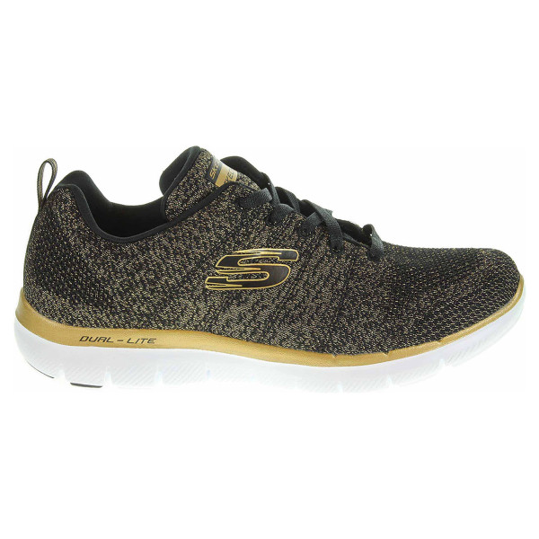 detail Skechers Flex Appeal 2.0 Opening Night black-gold