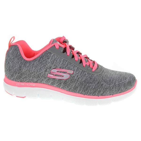 detail Skechers Flex Appeal 2.0 gray-coral