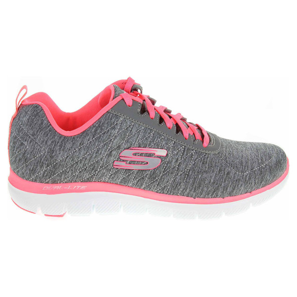 detail Skechers Flex Appeal 2.0 gray-coral