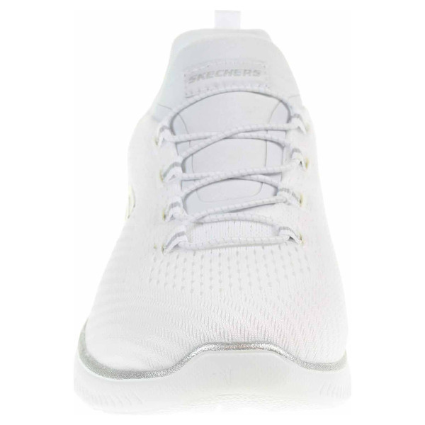 detail Skechers Summits - Fast Attraction white-silver