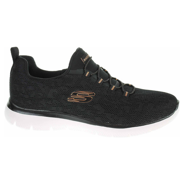 detail Skechers Summits - Leopard Spor black-rose gold