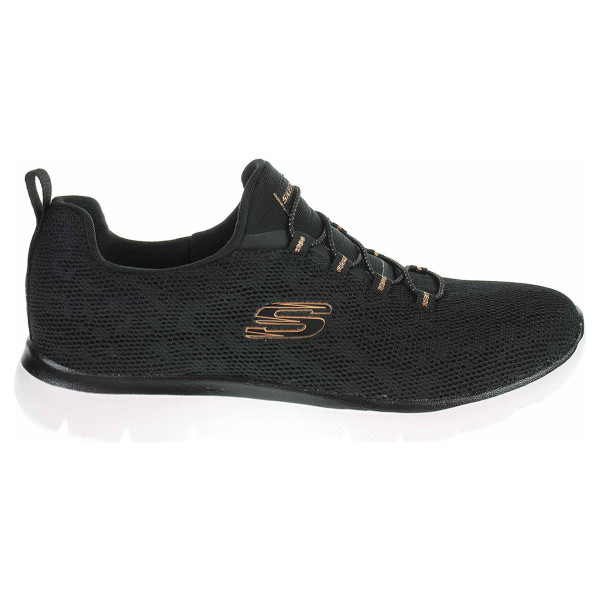 detail Skechers Summits - Leopard Spor black-rose gold