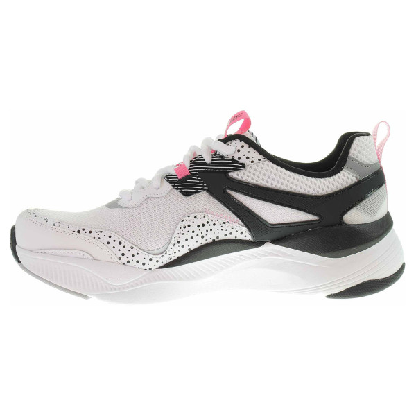 detail Skechers Mira - Big Praise white black pink