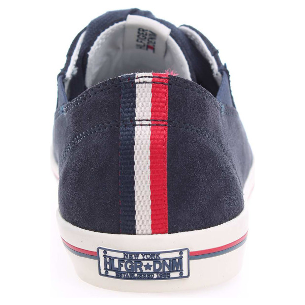 detail Tommy Hilfiger pánská obuv EM56820812 V2385ARSITY 4B modrá