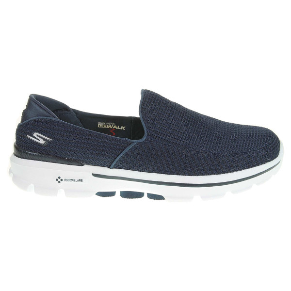 detail Skechers Go Walk 3 navy-white