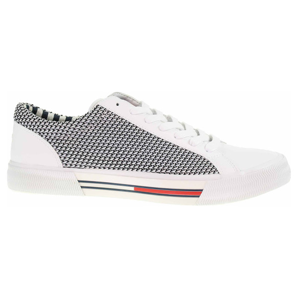 detail Pánské polobotky Tommy Hilfiger EM0EM00199 100 white