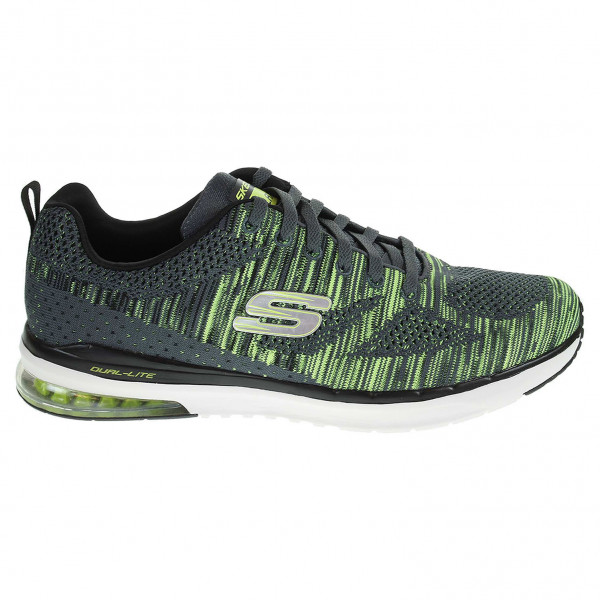 detail Skechers Rapid Fire charcoal-lime