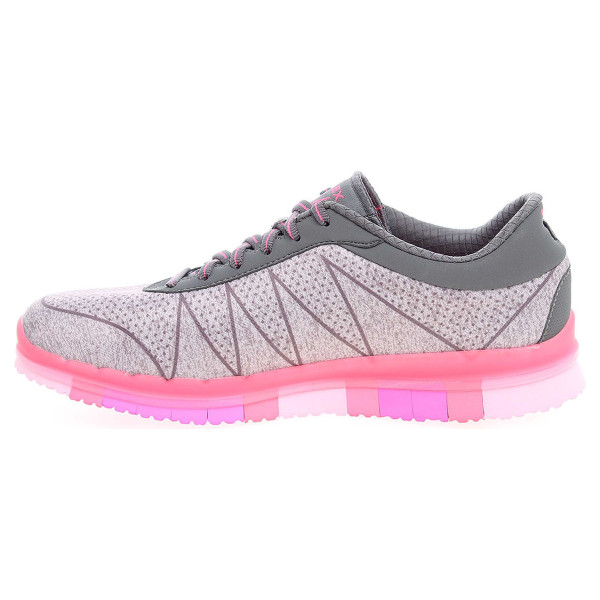 detail Skechers Go Flex Ability gray-hot pink