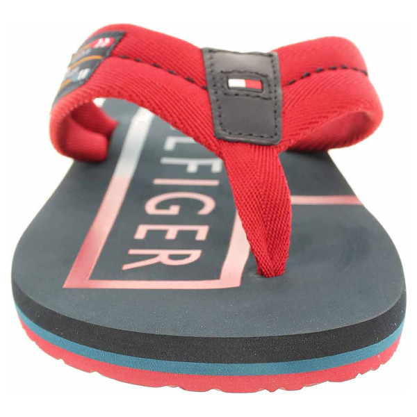 detail Pánské plážové pantofle Tommy Hilfiger FM0FM02706 XIT regatta red