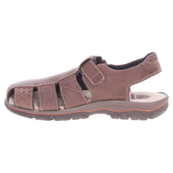 detail Pánské sandály Canguro A151-908 hnědé