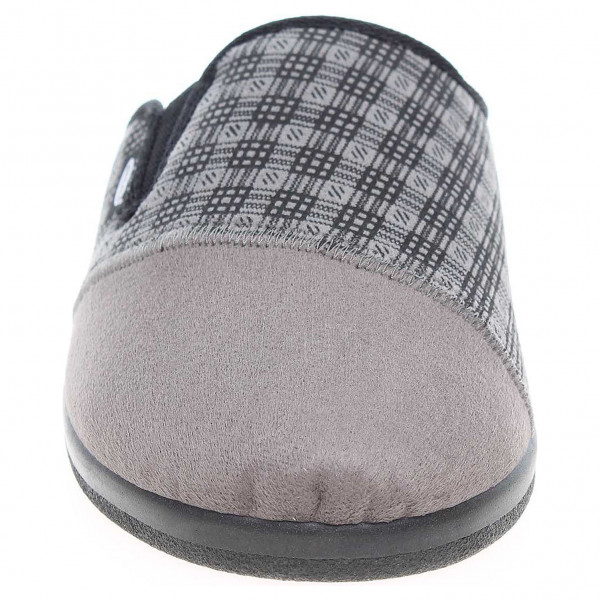 detail Pánské domácí pantofle Rogallo 6074-T73 šedé