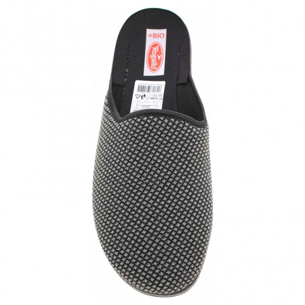detail Pánské domácí pantofle Rogallo 16020 šedá