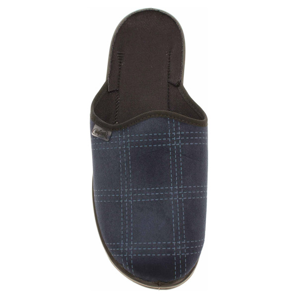 detail Pánské domácí pantofle Befado 089M412 modrá