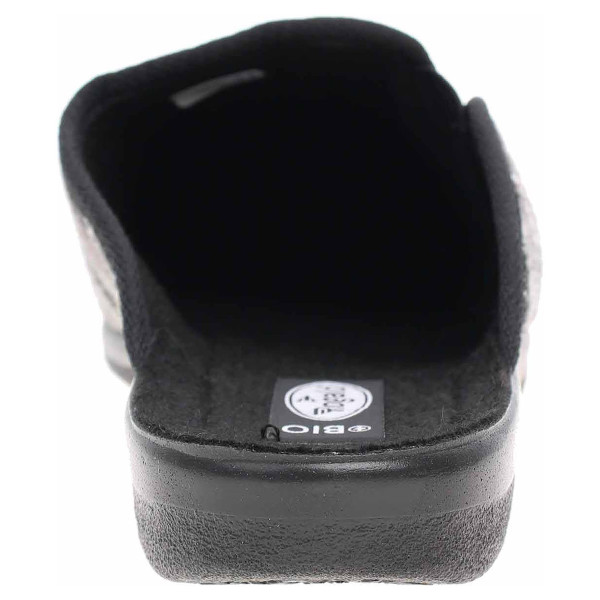 detail Pánské domácí pantofle Rogallo 6074-004 šedá