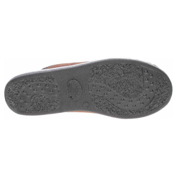 detail Pánské domácí pantofle Rogallo 4110-013 hnědá