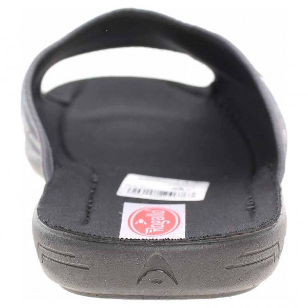 detail Pánské domácí pantofle Rogallo 24676 šedá-modrá