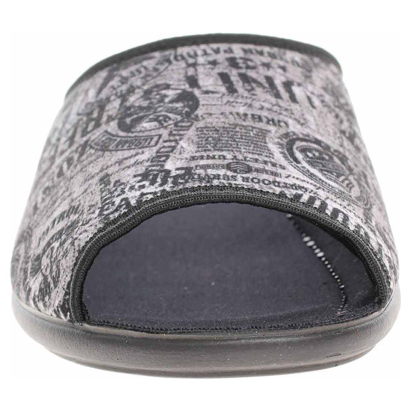 detail Pánské domácí pantofle Rogallo 25554 šedá