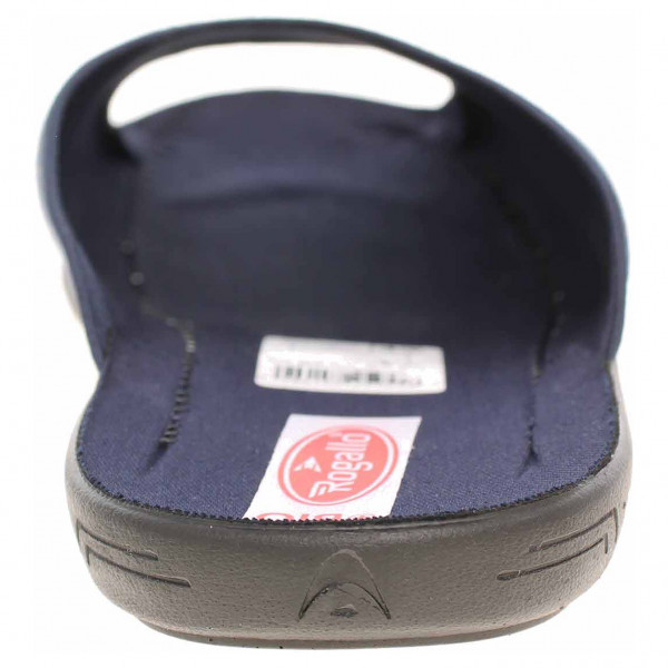 detail Pánské domácí pantofle Rogallo 25955 modrá