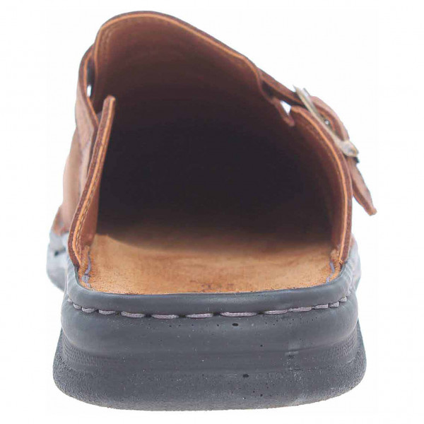 detail Pánské pantofle Josef Seibel 10122 81350 hnědé