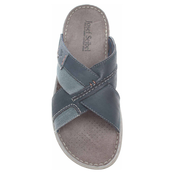 detail Pánské pantofle Josef Seibel 43253 TE21501 blau-kombi