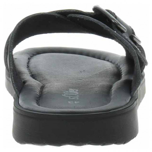 detail Pánské pantofle s.Oliver 5-17100-28 black leather