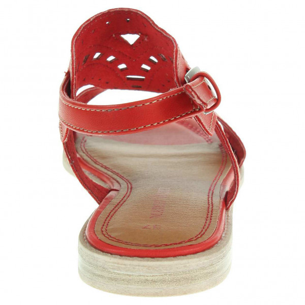 detail Marco Tozzi dívčí sandály 2-48201-24 červené