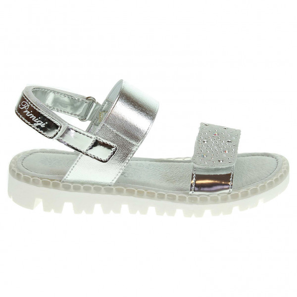 detail Dívčí sandály Primigi 7103100 stříbrné