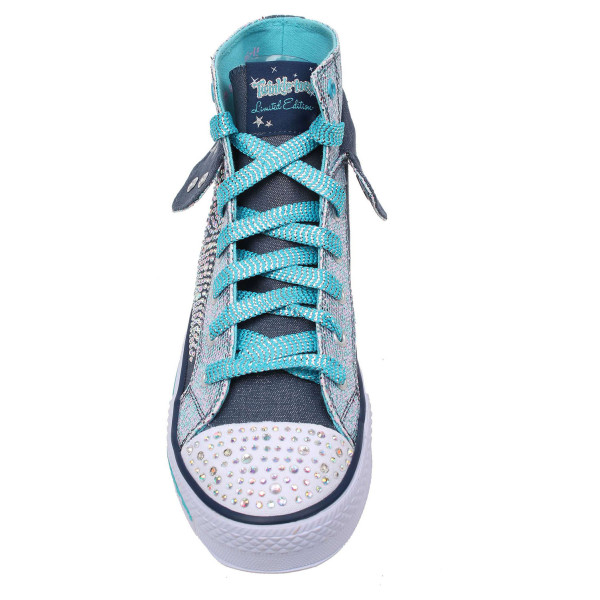 detail Skechers Rock n Beauty denim-turquoise