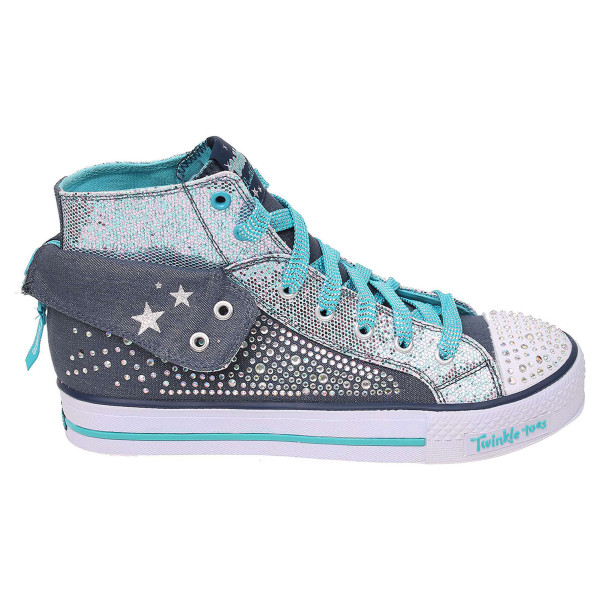 detail Skechers Rock n Beauty denim-turquoise