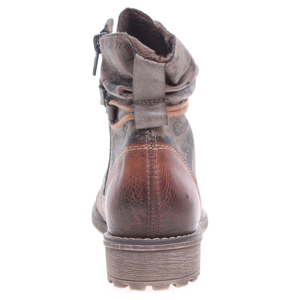 detail Dívčí kotníková obuv Rieker K3457-24 hnědé