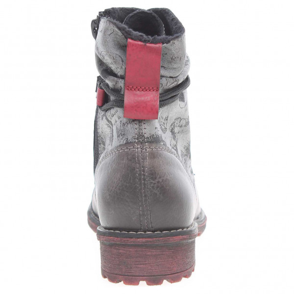 detail Dívčí kotníková obuv Rieker K3457-45 šedé
