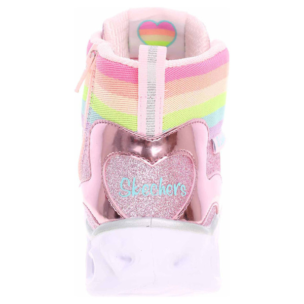 detail Skechers S Lights-Heart Lights - Rainbow Diva pink