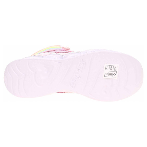 detail Skechers S Lights-Heart Lights - Rainbow Diva pink