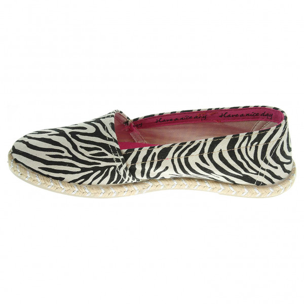 detail Gioseppo Sagunto zebra dívčí obuv textilní