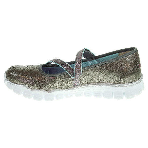 detail Skechers Skech Flex II - Shine-N-Chic gun metal