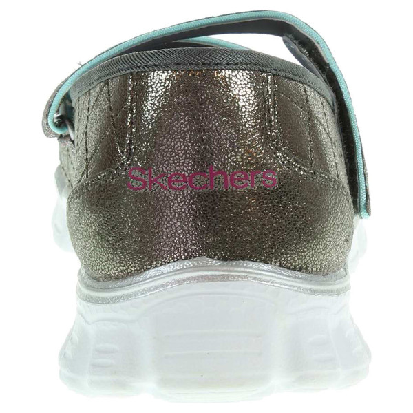 detail Skechers Skech Flex II - Shine-N-Chic gun metal