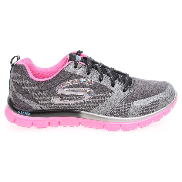 detail Skechers Glimmerama black-hot pink