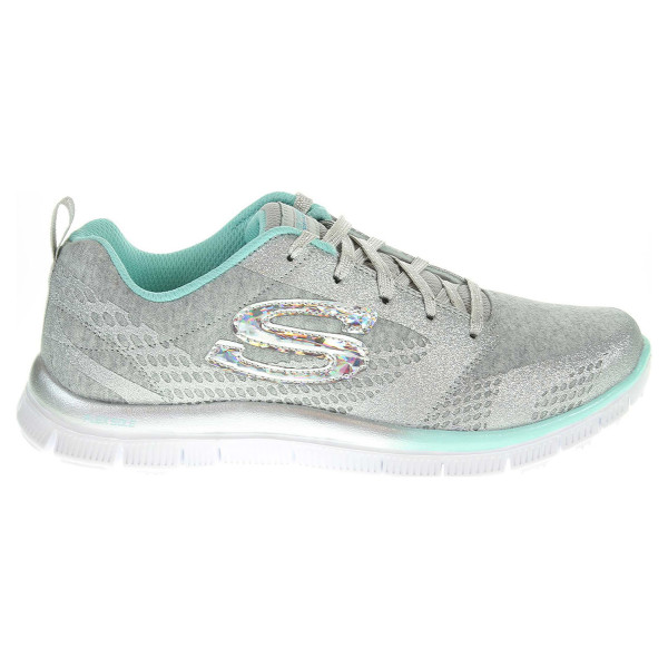 detail Skechers Glimmerama silver-aqua