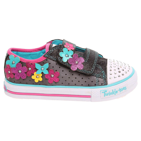 detail Skechers Pretty Blossoms black-multi