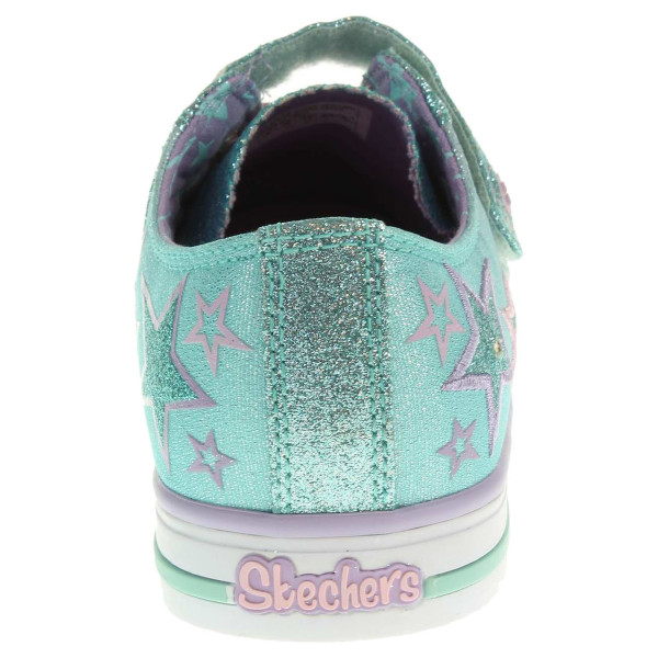 detail Skechers Enchanters lt.blue-pink