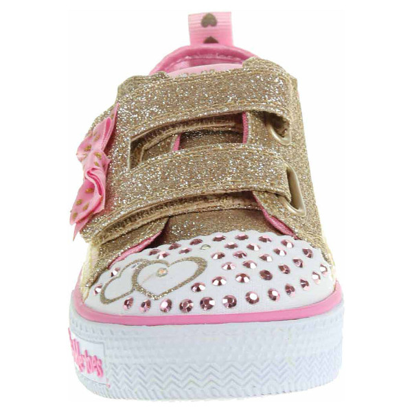 detail Skechers S Lights-Shuffles - Itsy Bitsy gold-pink