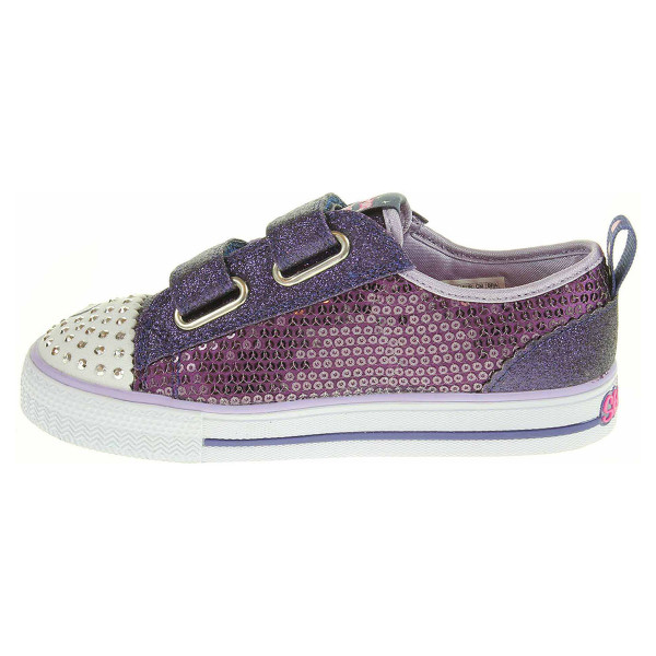 detail Skechers S Lights-Shuffles - Itsy Bitsy purple-blue