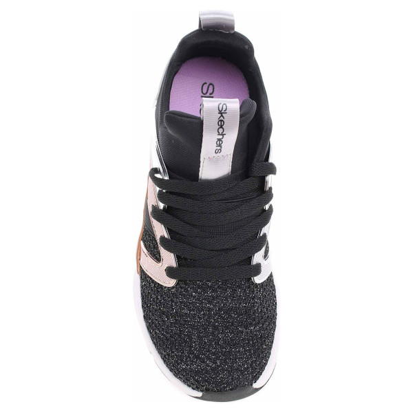 detail Skechers Shine Status black-rose gold