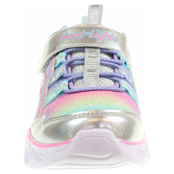 detail Skechers S Lights-Heart Lights - Rainbow Lux silver multi