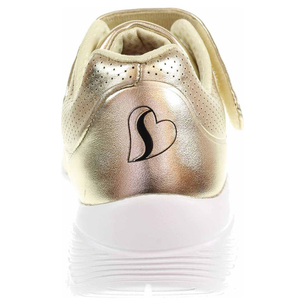 detail Skechers Uno Lite - Chrome Steps gold