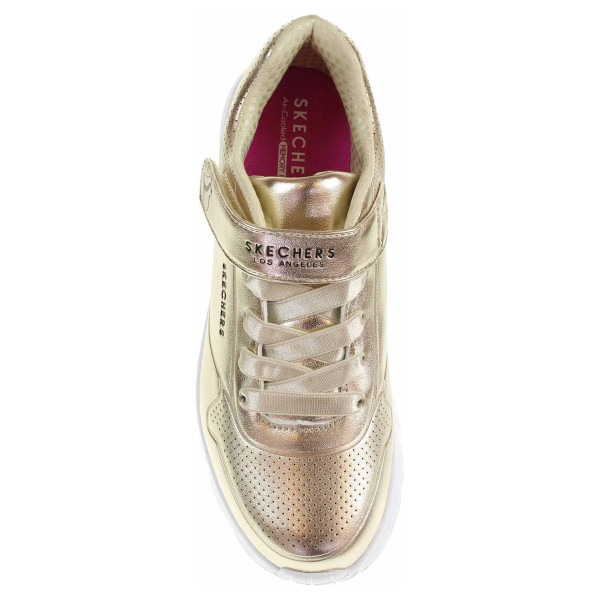 detail Skechers Uno Lite - Chrome Steps gold