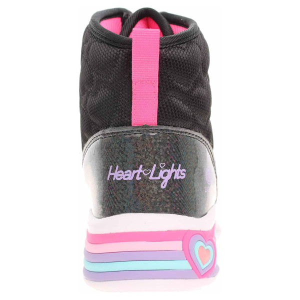 detail Skechers S Lights-Sweetheart Lights - Heart Hugger black-multi