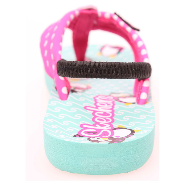 detail Skechers Splish Splash hot pink-turquoise