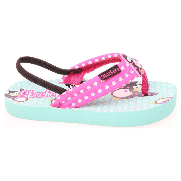 detail Skechers Splish Splash hot pink-turquoise