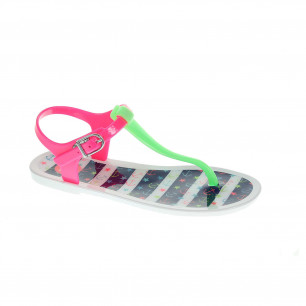 Dívčí sandály Gioseppo Bogatell green-fuchsia plážové